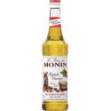 Monin Geroosterde Hazelnoot siroop 700ml fles - Gekarameliseerde hazelnootsmaak voor koffie